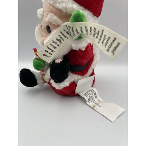 Gemmy Singing Santa Claus Animated Plush - Picture 4 of 9